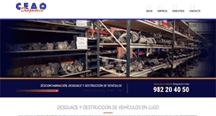 Desktop Screenshot of desguacesceao.com
