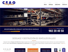 Tablet Screenshot of desguacesceao.com
